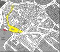 Gänsberg-Plan Rednitzstraße 28 ist rot markiert