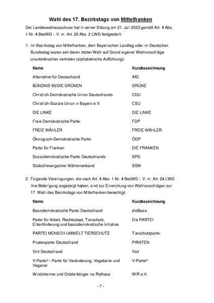 Datei:Bekanntmachung Landeswahlleiter Bezirkswahlen 2023.pdf