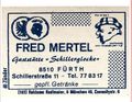 Zündholzschachtel-Etikett der ehemaligen Gaststätte "Schillerglocke", um 1965