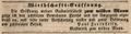 Werbeanzeige der Gaststätte "<!--LINK'" 0:28-->" im Fürther Tagblatt, August 1838.