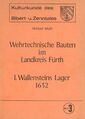 Titelseite: Wehrtechnische Bauten im Landkreis Fürth, 1978