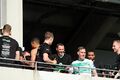 Spieler- und Siegesmannschaft am letzten Spieltag nach dem 3:2 Heimsieg gegen Fortuna Düsseldorf - Aufstiegsfeier 2021 der Spielvereinigung im Mai 2021