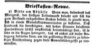 Beschwerde Trödelmarkt, Fürther Tagblatt 4. 11.1852.jpg