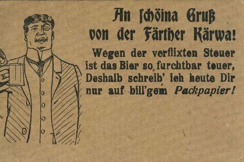 Datei:Kirchweihkarte a gel. 1910.jpg