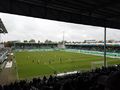 2. Heimspiel unter Corona-Bedingungen vor einem fast leeren Fußballstadion gegen den HSV, Okt. 2020