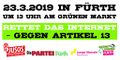 Aufruf zur Demonstration am 23. März 2019 in Fürth