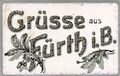 Ansichtskarte aus Fürth, gel. 20. Juli 1917