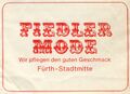 Werbeanzeige vom <a class="mw-selflink selflink">Modehaus Fiedler</a> im Oktober 1975
