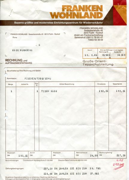 Datei:Rechnung Franken Wohnland 1981.jpg
