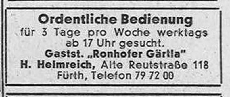 Datei:Zeitungsanzeige Ronhofer Gärtla.jpg