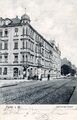 Blick in die Nürnberger Straße, gel. Mai 1908