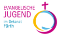 Logo: Evangelische Jugend im Dekanat Fürth <span class="smw-highlighter" data-type="8" data-state="inline" data-title="Hinweis" title="Urheber: EJ FürthErstellungsdatum: 2020Lizenz: copyright"><span class="smwtticon note"></span><span class="smwttcontent">Urheber: <!--LINK'" 0:0--><br>Erstellungsdatum: <!--LINK'" 0:1--><br>Lizenz: copyright</span></span>