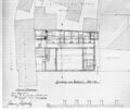 Plan Mannheimer-Synagoge zum Anbau einer Außentreppe