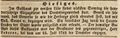 Ankündigung der 100jährigen Einzugsfeier des Drechslergewerbes in das Gasthaus <!--LINK'" 0:10-->, Juli 1842