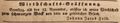 Werbeannonce für die Wirtschaft "<!--LINK'" 0:11-->", November 1841