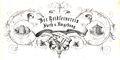 Briefkopf des Zeidlervereins Fürth und Umgebung, 1876