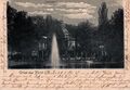 Ansichtskarte des ehem. Stadtpark-Restaurants, gel. 1898