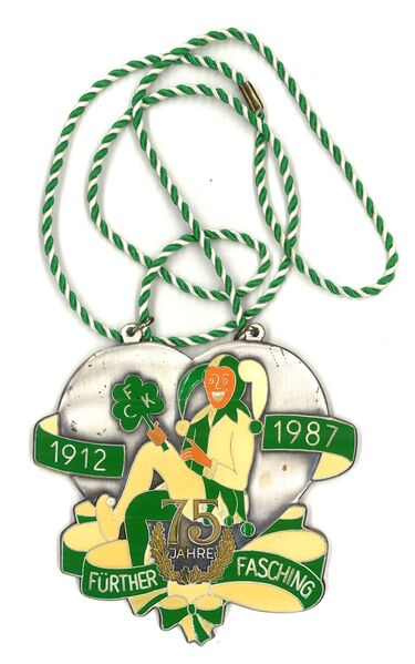 Datei:Faschingsorden CFK 1987.jpg
