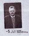 NSDAP-Ausweis Karl Andörfer, Ortsgruppe Fürth, 1935