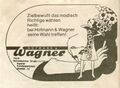 Werbung vom Modehaus Hofmann & Wagner vom Oktober 1975