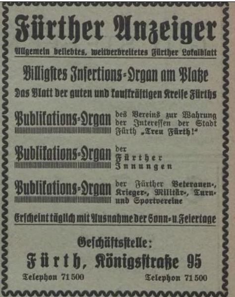 Datei:Fürther Anzeiger Werbung 1931.jpg
