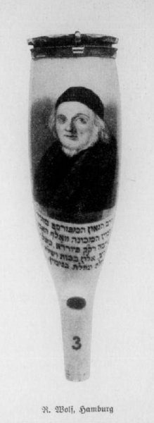 Datei:Rabbiner W. Hamburger Porzellanmalerei nürnberg-fürther Israelitisches Gemeindeblatt 1. April 1934.png