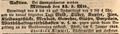Der Wirt <a class="mw-selflink selflink">Christian Kimmel</a> versteigert seine Wirtschaftsgeräte, Januar 1840
