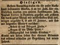 Zeitungsbericht über die Ankunft der Rathausglocken, November 1850
