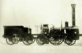 Bis 1857 war die Lok "Adler" im Einsatz, Fotografie von 1851/56