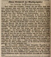 1 Nachtwächterruf am Wimmerberger'schen Haus, Fürther Tagblatt 9. Februar 1839.jpg