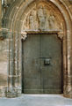 Eingangsbereich zur Michaeliskirche - Westportal, 1974