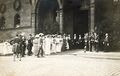 Prinzregent Ludwig beim Empfang im Rathaus, mit im Bild: OB Theodor Kutzer und BM Ernst Beeg mit Amtskette, 1913