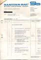 Rechnung der Firma Sanitär-Bau von 1969