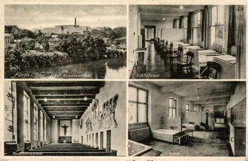 Datei:AK Klinikum gel 1944.jpg