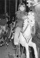 Kinderkarussel auf der Michaelis-Kirchweih Oktober 1973