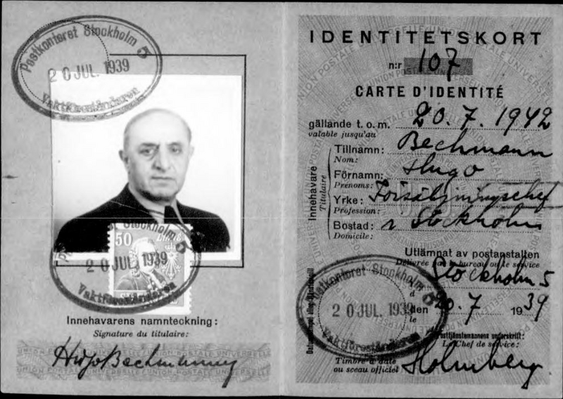 Datei:Personalausweis Hugo Bechmann.png