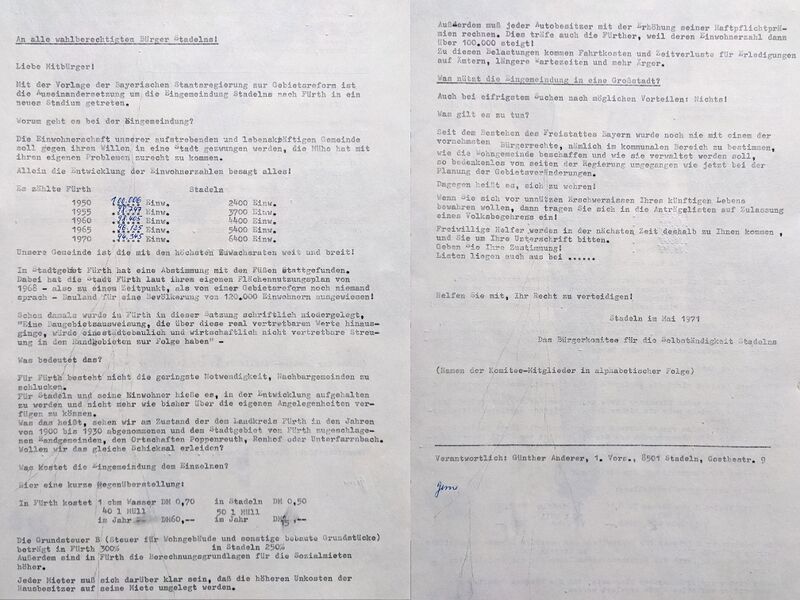 Datei:197105 Bürgerkomitee Stadeln.jpg