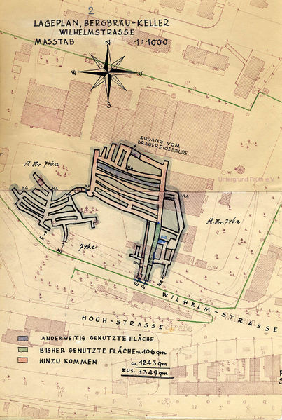 Datei:Bergbräu Kelleranlage 1944.jpg