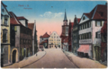 Postkarte "Fürth, Marktplatz", geschrieben und abgestempelt am 18. Juli 1918 (Vorderseite)