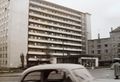 Hochhaus Herrnstr. 9 von der Kreuzung <!--LINK'" 0:164--> aus gesehen. Aufnahme 1960er Jahre <span class="smw-highlighter" data-type="8" data-state="inline" data-title="Hinweis" title="Urheber: Bruno Siegert, FürthLizenz: cc-by-sa-3.0"><span class="smwtticon note"></span><span class="smwttcontent">Urheber: Bruno Siegert, Fürth<br>Lizenz: cc-by-sa-3.0</span></span>