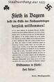 Werbung zur Teilnahme am Reichsparteitag in Nürnberg, 1933