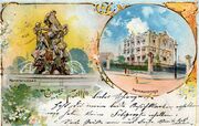 AK Freimauerer Centaurenbrunnen gel 1900.jpg