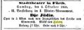 Ankündigung "Die Jüdin" von Halevy <span class="smw-highlighter" data-type="8" data-state="inline" data-title="Hinweis" title="Urheber: Fürther TagblattErstellungsdatum: 5. Oktober 1860Lizenz: cc-by-sa-3.0"><span class="smwtticon note"></span><span class="smwttcontent">Urheber: <!--LINK'" 0:26--><br>Erstellungsdatum: <!--LINK'" 0:27--> <!--LINK'" 0:28--><br>Lizenz: cc-by-sa-3.0</span></span>
