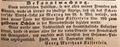 Werbeannonce für die Wirtschaft <a class="mw-selflink selflink">zum goldenen Ochsen</a>, September 1841