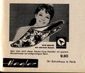 Werbung vom Schuhhaus Hagler in der Schülerzeitung  Nr. 2 1960