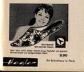 Werbung vom Schuhhaus Hagler in der Schülerzeitung <!--LINK'" 0:32--> Nr. 2 1960