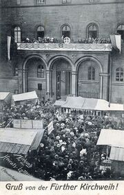 AK Kirchweih Hochzeitsziehung gel 3 Okt 1910.jpg