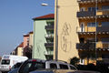 Herrnstraße 44 bis 48 - jeweils mit Drahtkunst an der Fassade aus den 1950er Jahren, 2017