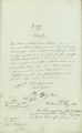 Stadtmagistratsbeschluss vom 27. Februar 1862 über Verleihung von Konzession und Ansässigkeitsrecht für Paulus Müller