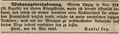 Zeitungsanzeige von <!--LINK'" 0:18-->, Mai 1843